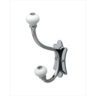 Mayfair Porte Manteau Double L3,9xH16xD8,9 avec Finitions Chrome DEVON&DEVON - 1