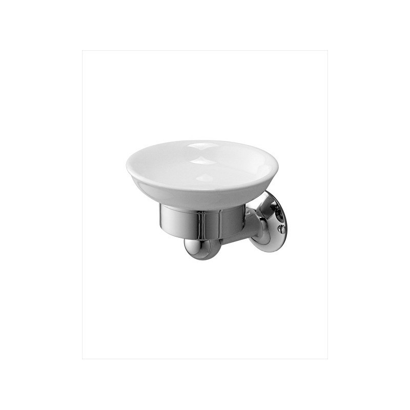 New York Soap holder L11,8xH10,8xD12,5 with Chrome finish DEVON&DEVON - 1