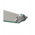 New York Crystal shelf L60xH6xD15 with Chrome finish DEVON&DEVON - 1