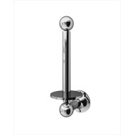 New York Spare roll holder L6,5xH21,5xD9,8 with Chrome finish DEVON&DEVON - 1
