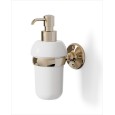 Old Navy Soap dispenser L7,6xH17,2xD12,4 with Light Gold finish DEVON&DEVON - 1