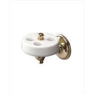 Old Navy Toothbrush holder L7,7xH8,1xD10,5 with Light Gold finish DEVON&DEVON - 1