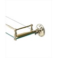 Old Navy Etagere avec petite Tablette en verre L53,8xH6,1xD15 avec Finitions en Or clair DEVON&DEVON - 1