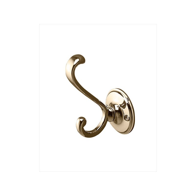 Old Navy Porte Manteau Double L5,9xH11,7xD8,2 avec Finitions en Or clair DEVON&DEVON - 1