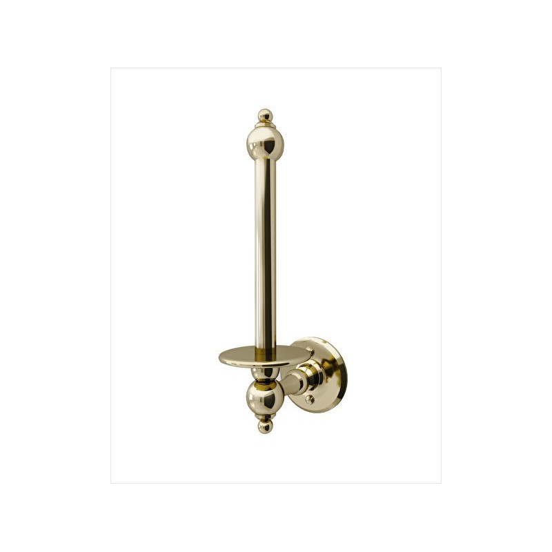 Old Navy Spare roll holder L6xH21,8xD9,6 with Light Gold finish DEVON&DEVON - 1