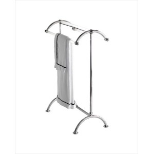Single porte Serviettes freestanding L65xH85xD33 avec Finitions Chrome DEVON&DEVON - 1