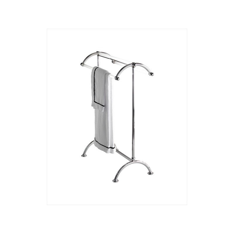 Single porte Serviettes freestanding L65xH85xD33 avec Finitions Chrome DEVON&DEVON - 1