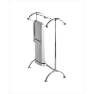 Single porte Serviettes freestanding L65xH85xD33 avec Finitions Chrome DEVON&DEVON - 1