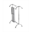 Single porte Serviettes freestanding L65xH85xD33 avec Finitions Chrome DEVON&DEVON - 1