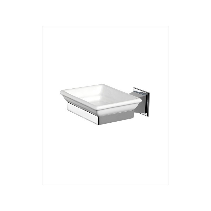 Time Porta sapone L14,5xH6xD17,2 con finitura Cromo DEVON&DEVON - 1
