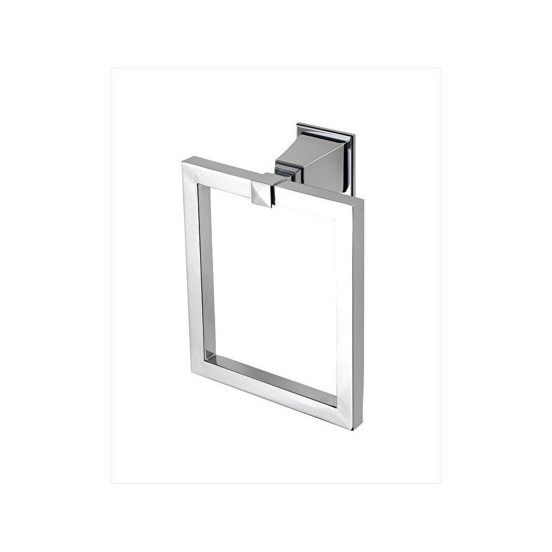 Time Anello porta asciugamano L16,5xH21xD9,2 con finitura Cromo DEVON&DEVON - 1