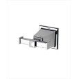 Time Porte Manteau Double L8,8xH5,5xD8 avec Finitions Chrome DEVON&DEVON - 1