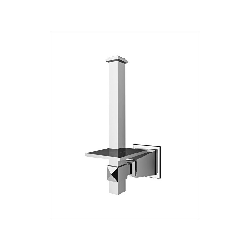 Time Spare roll holder L6xH19,6xD10,8 with Chrome finish DEVON&DEVON - 1