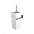 Time Toilet brush holder with support L11,5xH38,1xD18,2 with chrome finish DEVON&DEVON - 1