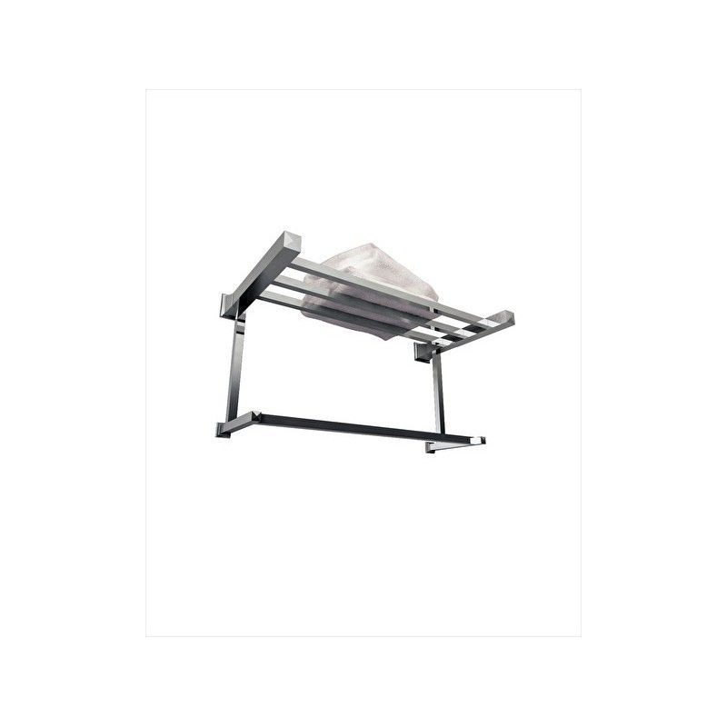Time Towel shelf L60,5xH31,5xD31 with Chrome finish DEVON&DEVON - 1