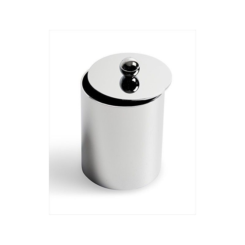 Waltzm Porte Objets avec Couvercle cm8xH12 avec Finitions Chrome DEVON&DEVON - 1