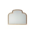 Frame Mirrors Music Mirror Antiqued Aluminum Leaf Mirror L100xH80xD4 DEVON&DEVON - 1