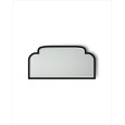 Frame Mirrors Double Music Mirror Spiegel Glänzende Lackierung L160xH80xD4 mit Finitur Deep Black DEVON&DEVON - 1