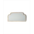 Frame Mirrors Double Music Mirror Antiqued Aluminum Leaf Mirror L160xH80xD4 with Deep Black finish DEVON&DEVON - 1