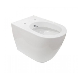 FUSION RIMLESS mounted WC with integrated bidet 355x540 HATRIA