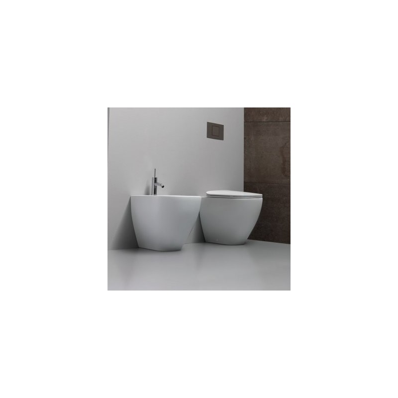 WC FOREVER 50  A TERRA Filo Muro 54x50x h41 cm   Disegno Ceramica