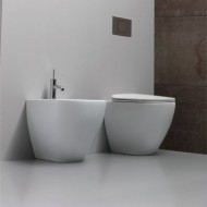 FOREVER 55 BACK TO WALL ADJUSTABLE FLOOR STANDING BIDET 55x50x h41 cm Disegno Ceramica
