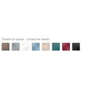 Aufsatz- / wandhängendes WASCHBECKEN 60 FLUO WHITE mit Armaturenbank - Ceramica Flaminia
