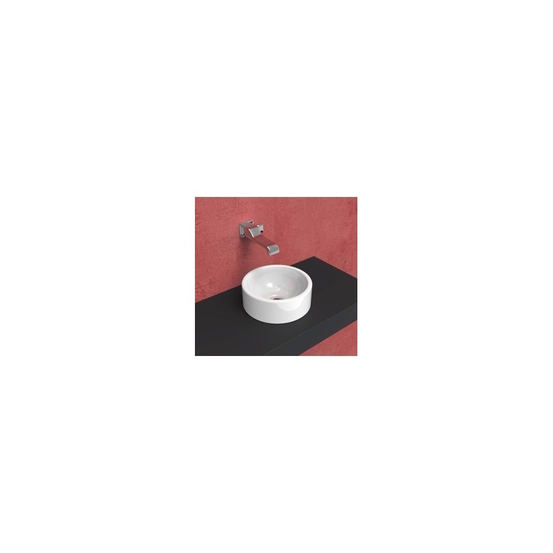 AUFSATZWASCHBECKEN 42 TWIN SET SLIM WHITE   - Ceramica Flaminia 