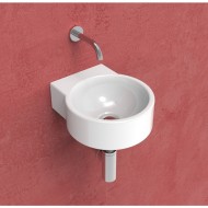 MINI TWIN SET CM 30 WHITE WALL HUNG WASHBASIN- Ceramica Flaminia 5059222FAN