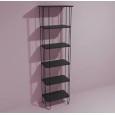 STRUTTURA IN ACCIAIO INOX FILO 46 CON PIANI IN VETRO PER LAVABI D'APPOGGIO  Ceramica Flaminia 