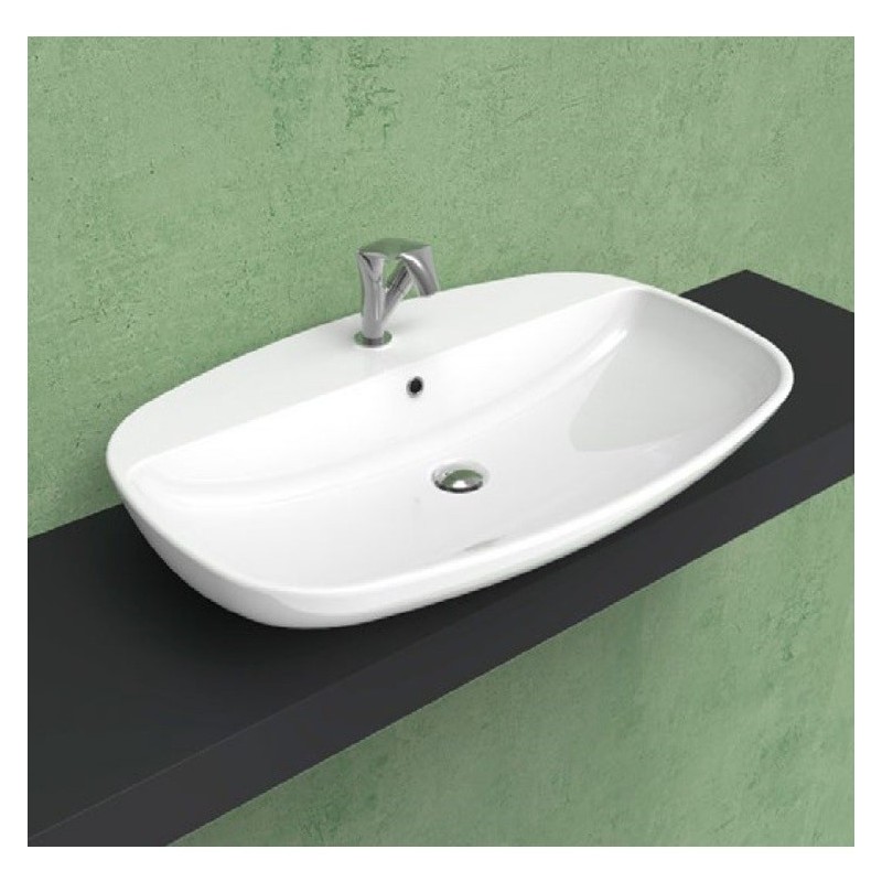 WASHBASIN 85 NUDA WHITE- Ceramica Flaminia 