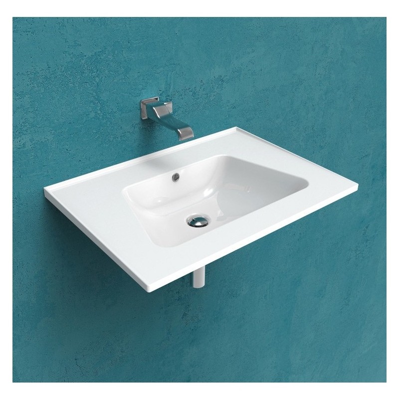 BLOOM CONSOLLE 70 WALL-HUNG WHITE  - Ceramica Flaminia BM105LFAN