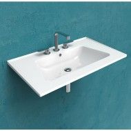 BLOOM CONSOLLE 85 SOSPESO BIANCO- Ceramica Flaminia BM105LFAN