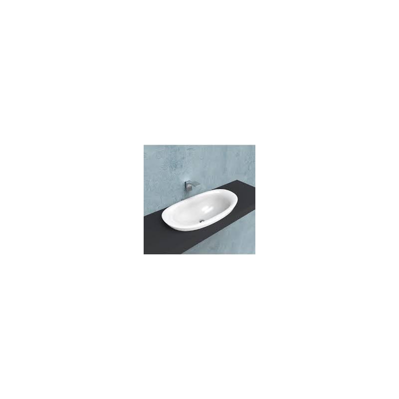 WASCHBECKEN  90 EINBAU IO WEISS  - Ceramica Flaminia IO4290 CERAMICA FLAMINIA - 1