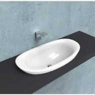 WASCHBECKEN  90 EINBAU IO WEISS  - Ceramica Flaminia IO4290 CERAMICA FLAMINIA - 1