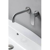 X1 EINGEBAUTER EINHEBEL-WASCHTISCHMISCHER STAHL - Ceramica Flaminia 