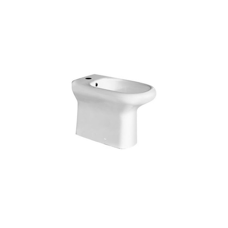Bidet  a pavimento filo muro monoforo COMPACT 51x37x40cm PROTEK  Rak Ceramics