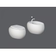 Hängendes Bidet mit versteckter Befestigung mit einem Loch CLOUD Rak Ceramics