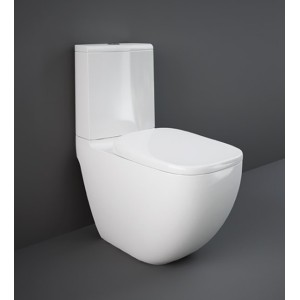 RANDLOSES MONOBLOCK WC + ILLUSIONSKASSETTE Rak Ceramics