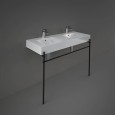 GAMBE IN METALLO CON BARRA ORIZZONTALE  DES PER LAVABI 121/101   Rak Ceramics