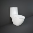 WC MONOBLOCCO APERTO DIETRO DES FISSAGGI LATERALI 66x38x42cm + CASSETTA Rak Ceramics