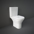 WC MONOBLOC  OUVRIR DERRIÈRE RESORT RIMLESS 66,5x36x45cm  + Cassette et batterie  Rak Ceramics