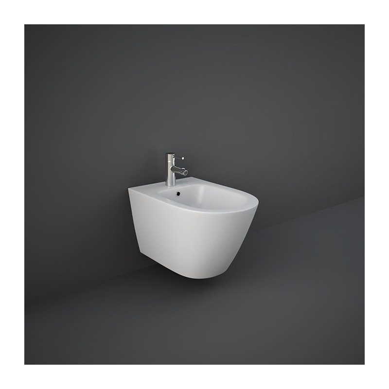 Hängendes Bidet mit einem Loch in Matt Weiß 52x36x32 cm  FEELING Rak Ceramics