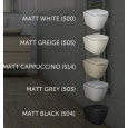WC suspendu RIMLESS blanc mat 52x36x32 cm + COUVERCLE WC FEELING   Rak Ceramics