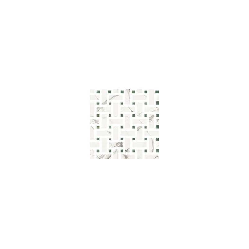 MARMOREA INTENSA BIANCO LUCE Mosaik Weave - Ceramica Fioranese M51MS2L FIORANESE CERAMICHE - 1