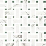MARMOREA INTENSA BIANCO LUCE Mosaik Weave - Ceramica Fioranese M51MS2L FIORANESE CERAMICHE - 1