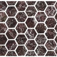 MARMOREA INTENSA ROSSO Polished Mosaic EXA - Ceramica Fioranese M54MS1L FIORANESE CERAMICHE - 1