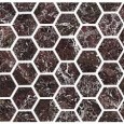 MARMOREA INTENSA ROSSO Polished Mosaic EXA - Ceramica Fioranese M54MS1L FIORANESE CERAMICHE - 1