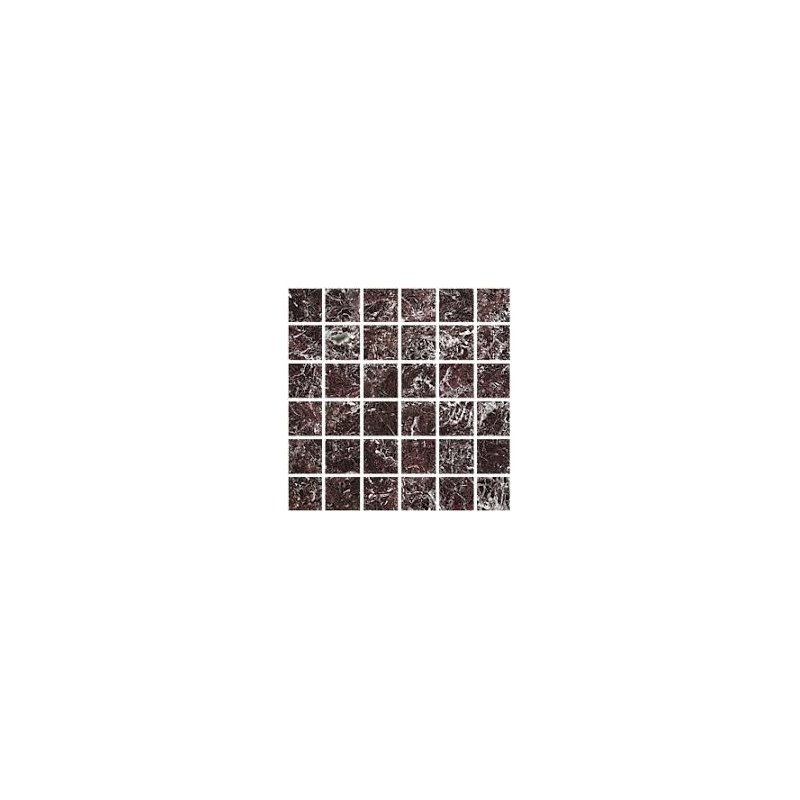 MARMOREA INTENSA Mosaic ROSSO LEVANTO 5X5 Polished Rectified - Ceramica Fioranese M54MS5L FIORANESE CERAMICHE - 1