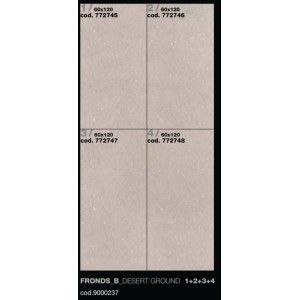 EARTHTECH/ DECORS COMFORT   FRONDS B4 DESERT GROUND   6MM 60X120  AJUSTEE  - Floor Gres 772748 FLORIM ARCHITECTURAL DESIGN - 1